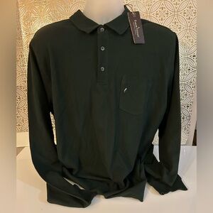 Tailor Vintage Men's Green Polo Shirt